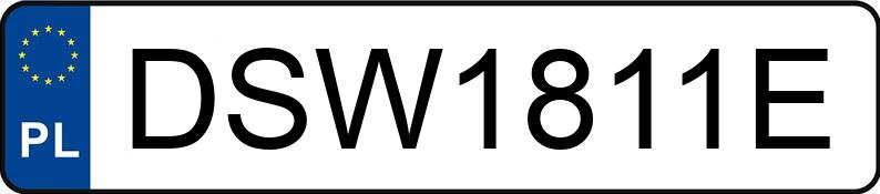 Numer rejestracyjny DSW 1811E posiada AUDI Q3 TDI MR`11 E5 8U S tronic - DSW1811E