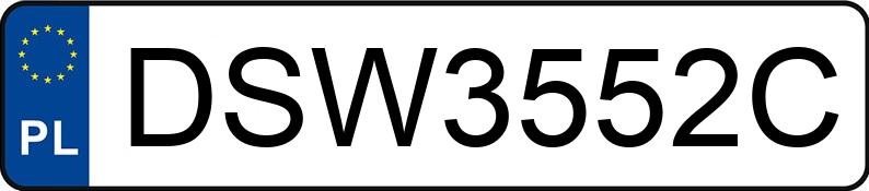 Numer rejestracyjny DSW 3552C posiada MERCEDES-BENZ R 280 CDI MR`06 E4 251 R 280 CDI MR`06 E4 251 - DSW3552C
