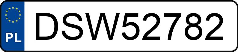 Numer rejestracyjny DSW 52782 posiada AUDI A6 - DSW52782
