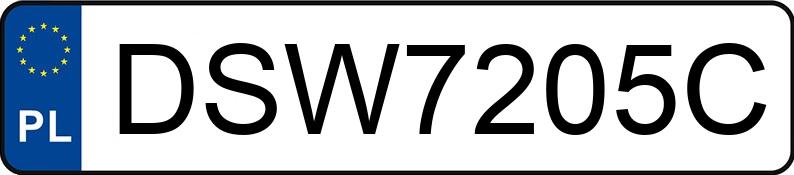 Numer rejestracyjny DSW 7205C posiada LEXUS IS 220 Diesel MR`06 E4 Classic - DSW7205C