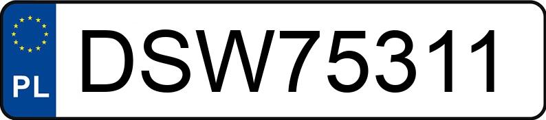Numer rejestracyjny DSW 75311 posiada PEUGEOT 508 - DSW75311
