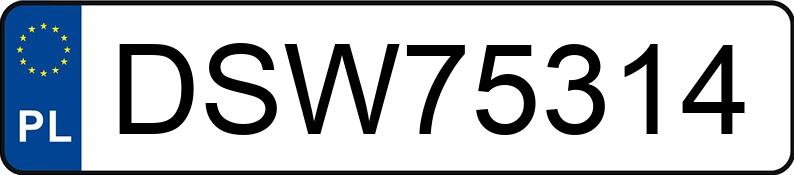 Numer rejestracyjny DSW 75314 posiada FORD S-MAX - DSW75314 Numer rejestracyjny DSW 75314 posiada FORD S-MAX - DSW75314