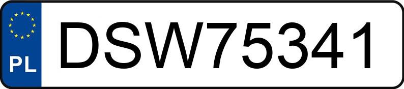 Numer rejestracyjny DSW 75341 posiada SEAT ALTEA - DSW75341 Numer rejestracyjny DSW 75341 posiada SEAT ALTEA - DSW75341