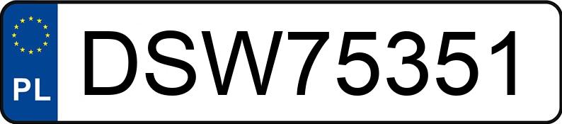 Numer rejestracyjny DSW 75351 posiada BMW 318 D - DSW75351 Numer rejestracyjny DSW 75351 posiada BMW 318 D - DSW75351