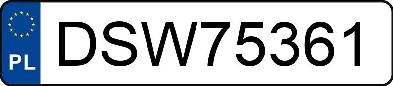 Numer rejestracyjny DSW 75361 posiada SKODA FABIA - DSW75361