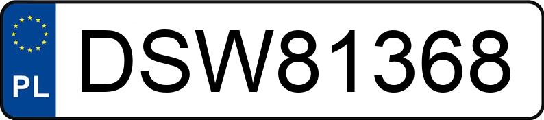 Numer rejestracyjny DSW 81368 posiada HYUNDAI TUCSON - DSW81368