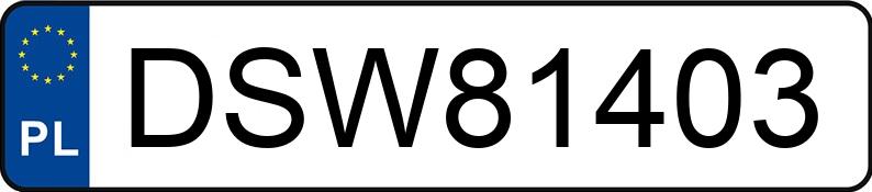 Numer rejestracyjny DSW 81403 posiada AUDI A6 - DSW81403 Numer rejestracyjny DSW 81403 posiada AUDI A6 - DSW81403