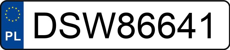 Numer rejestracyjny DSW 86641 posiada AUDI A6 Avant 2.0 TDi MR`04 E4 4F A6 Avant 2.0 TDi MR`04 E4 4F - DSW86641