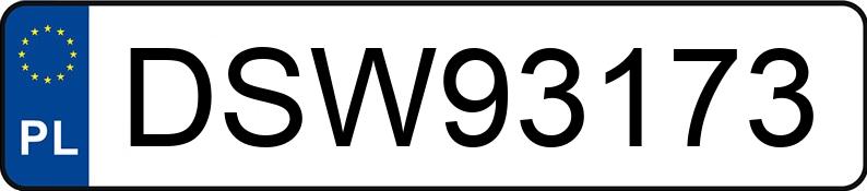 Numer rejestracyjny DSW 93173 posiada SUBARU Forester 2.0 MR`06 E3 XL WIN Aut. - DSW93173