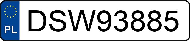 Numer rejestracyjny DSW 93885 posiada FORD FOCUS C-MAX - DSW93885