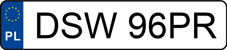 Numer rejestracyjny DSW 96PR posiada SANOK D-44A - DSW96PR Numer rejestracyjny DSW 96PR posiada SANOK D-44A - DSW96PR