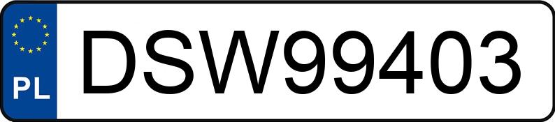 Numer rejestracyjny DSW 99403 posiada AUDI A6 - DSW99403 Numer rejestracyjny DSW 99403 posiada AUDI A6 - DSW99403