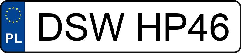 Numer rejestracyjny DSW HP46 posiada FORD MONDEO - DSWHP46