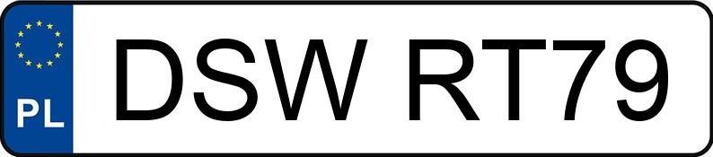 Numer rejestracyjny DSW RT79 posiada VOLKSWAGEN Touareg GP 3.0 TDi DPF MR`02 E4 Touareg GP 3.0 TDi DPF MR`02 E4 - DSWRT79