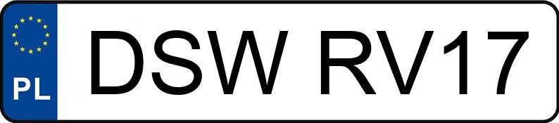 Numer rejestracyjny DSW RV17 posiada FIAT DUCATO - DSWRV17