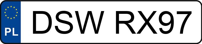 Numer rejestracyjny DSW RX97 posiada MERCEDES-BENZ E 63 AMG S 4 MATIC - DSWRX97 Numer rejestracyjny DSW RX97 posiada MERCEDES-BENZ E 63 AMG S 4 MATIC - DSWRX97