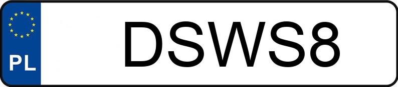 Die Registrierungsnummer DSW S8 hat VOLKSWAGEN Transporter T4 Diesel 2.6t Transporter T4 Diesel 2.6t - DSWS8