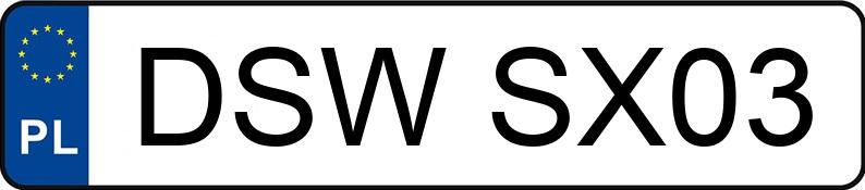 Numer rejestracyjny DSW SX03 posiada VOLVO FH VTC3T - DSWSX03