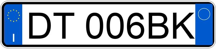 Numer rejestracyjny DT006BK posiada VOLKSWAGEN Golf 6a serie Numer rejestracyjny DT006BK posiada VOLKSWAGEN Golf 6a serie