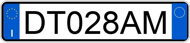 Numer rejestracyjny DT028AM posiada MERCEDES Classe B