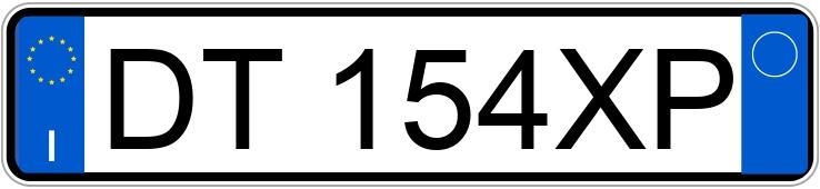 Numer rejestracyjny DT154XP posiada FIAT Panda 2a serie Numer rejestracyjny DT154XP posiada FIAT Panda 2a serie