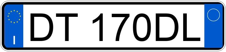 Numer rejestracyjny DT170DL posiada FIAT Panda 2a serie Numer rejestracyjny DT170DL posiada FIAT Panda 2a serie