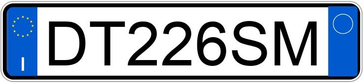 Numer rejestracyjny DT226SM posiada NISSAN Micra 3a serie