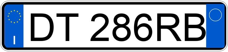 Numer rejestracyjny DT286RB posiada VOLKSWAGEN Golf 5a serie