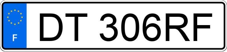Numer rejestracyjny DT306RF posiada MERCEDES 