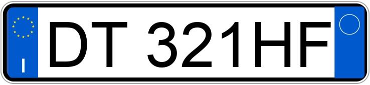 Numer rejestracyjny DT321HF posiada FIAT Grande Punto Numer rejestracyjny DT321HF posiada FIAT Grande Punto