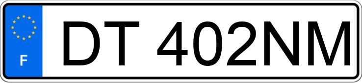 Numer rejestracyjny DT402NM posiada BMW SERIE 1 II