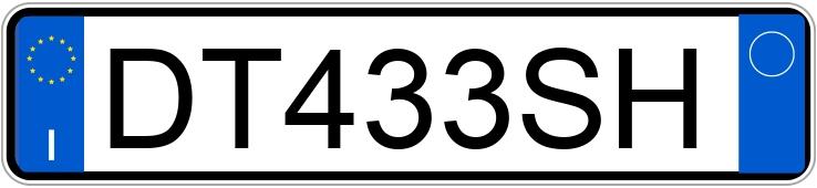 Numer rejestracyjny DT433SH posiada CITROEN C4