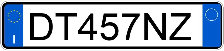Numer rejestracyjny DT457NZ posiada CITROEN C5 3a serie