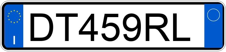 Numer rejestracyjny DT459RL posiada RENAULT Twingo 2a serie