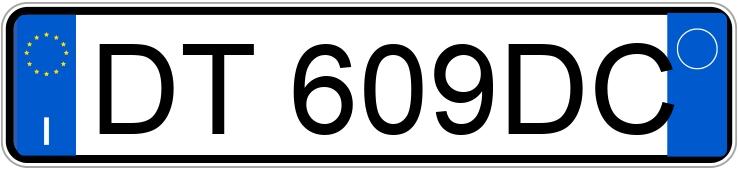 Numer rejestracyjny DT609DC posiada CITROEN C1