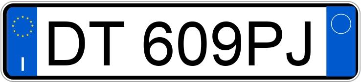 Numer rejestracyjny DT609PJ posiada FIAT Panda 2a serie Numer rejestracyjny DT609PJ posiada FIAT Panda 2a serie