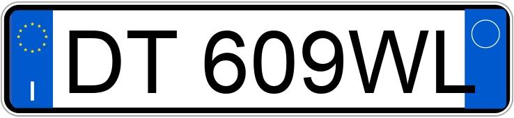 Numer rejestracyjny DT609WL posiada FIAT Grande Punto