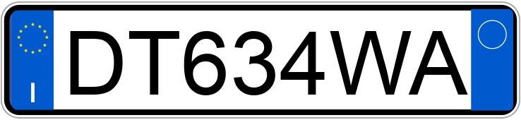 Numer rejestracyjny DT634WA posiada FORD Fiesta 6a serie