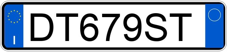 Numer rejestracyjny DT679ST posiada MAZDA MX-5 1a serie