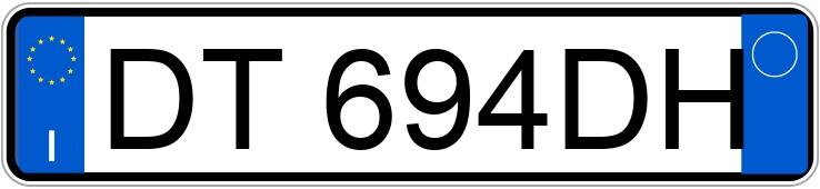 Il numero di registrazione DT694DH ha ALFA ROMEO MiTo Il numero di registrazione DT694DH ha ALFA ROMEO MiTo