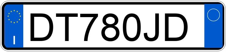 Numer rejestracyjny DT780JD posiada OPEL Agila 2a serie