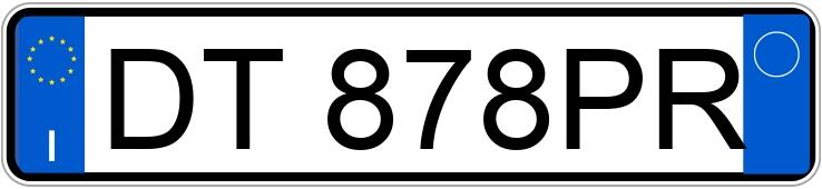 Numer rejestracyjny DT878PR posiada CITROEN C3 1a serie