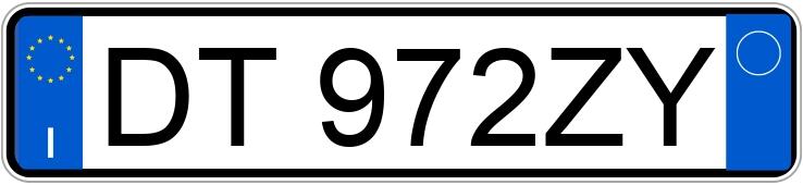 Numer rejestracyjny DT972ZY posiada LANCIA Musa 2a serie Numer rejestracyjny DT972ZY posiada LANCIA Musa 2a serie