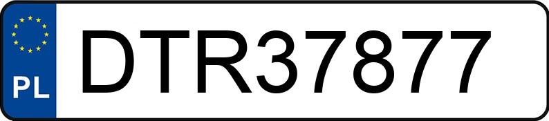 Numer rejestracyjny DTR 37877 posiada AUDI A4 - DTR37877