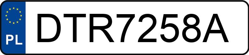 Numer rejestracyjny DTR 7258A posiada NISSAN NV400 - DTR7258A