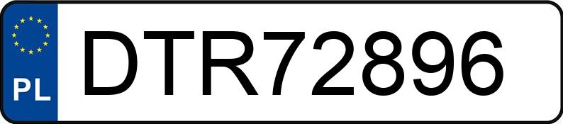 Numer rejestracyjny DTR 72896 posiada SKODA OCTAVIA PREMIA - DTR72896