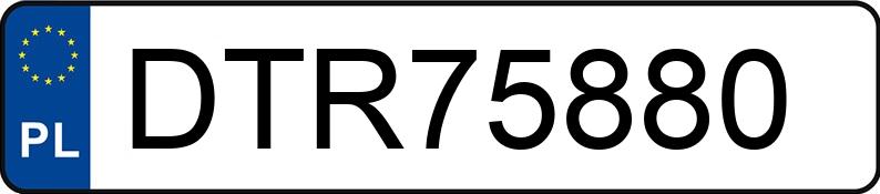 Numer rejestracyjny DTR 75880 posiada RENAULT CLIO - DTR75880 Numer rejestracyjny DTR 75880 posiada RENAULT CLIO - DTR75880
