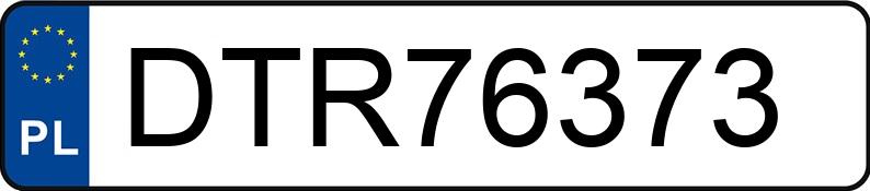 Numer rejestracyjny DTR 76373 posiada BMW 520 2.0 I - DTR76373