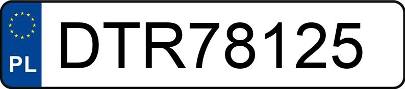 Numer rejestracyjny DTR 78125 posiada VOLKSWAGEN Golf V 1.9 TDi MR`03 E4 - DTR78125