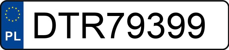 Numer rejestracyjny DTR79399 posiada AUDI A4 2.0 Kat. MR`00 E3 8E A4 2.0 Kat. MR`00 E3 8E